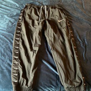 Nike NSW Mini Swoosh Woven Track Joggers Pants Black White Men’s Sz XXL